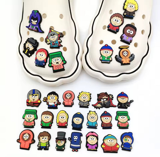 30 Piece Lot of South Park Shoe Charms for Crocs Cartman Kenny