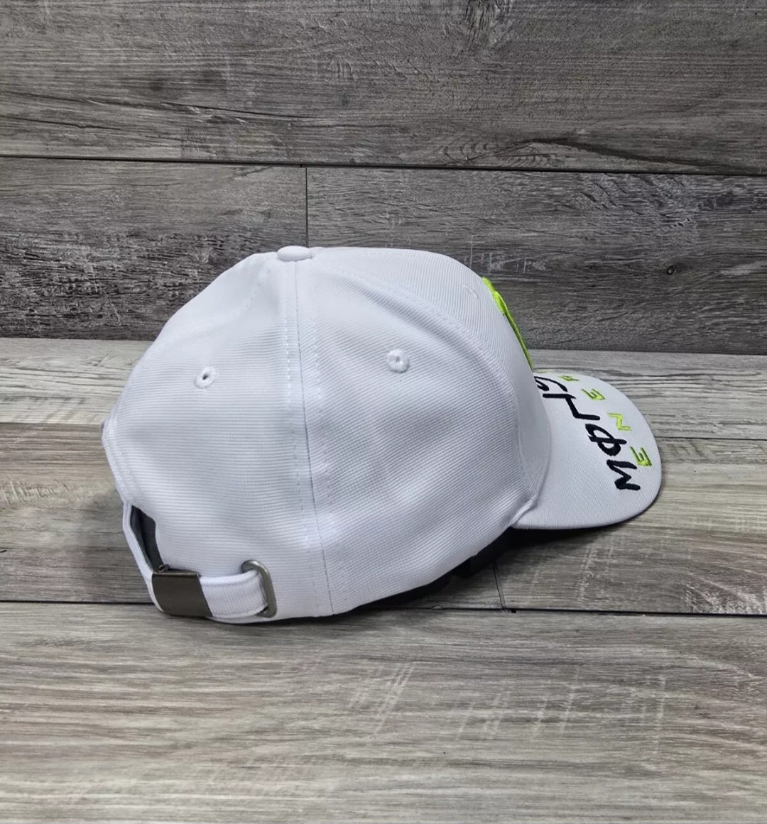 Monster Energy Drink Classic Logo Fully Embroidered Strapback Hat Cap Adult